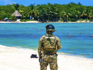 Why There Are Military Soldiers On The Beaches of Cancun & The Riviera Maya