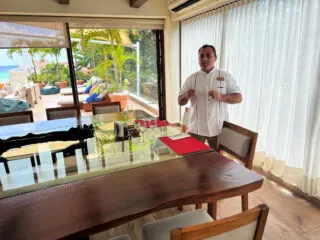 Butler at Maya Luxe villa in Playa del Carmen.HEIC