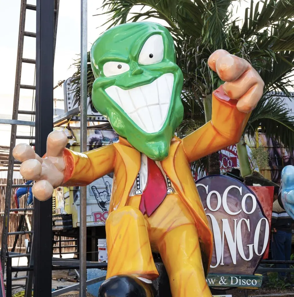 Coco Bongo advertisement sign