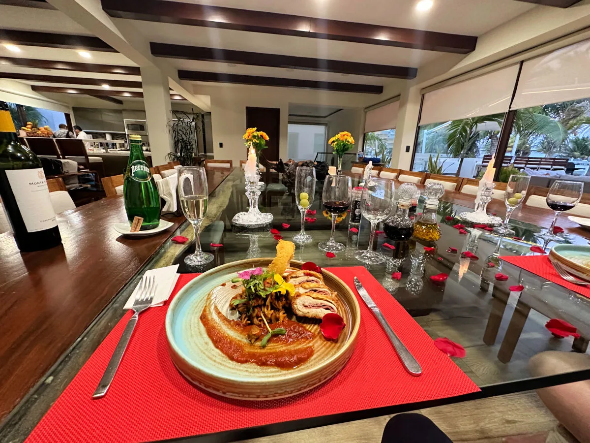 Food at Maya Luxe luxury villa Playa del Carmen.HEIC