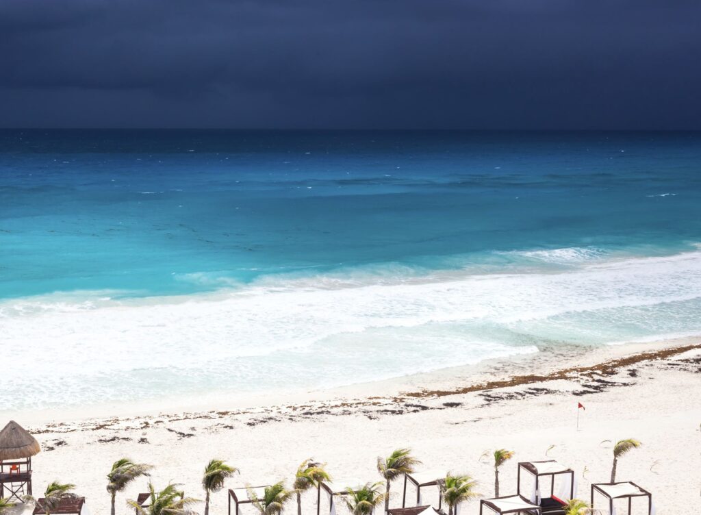 Cancun Storm clouds