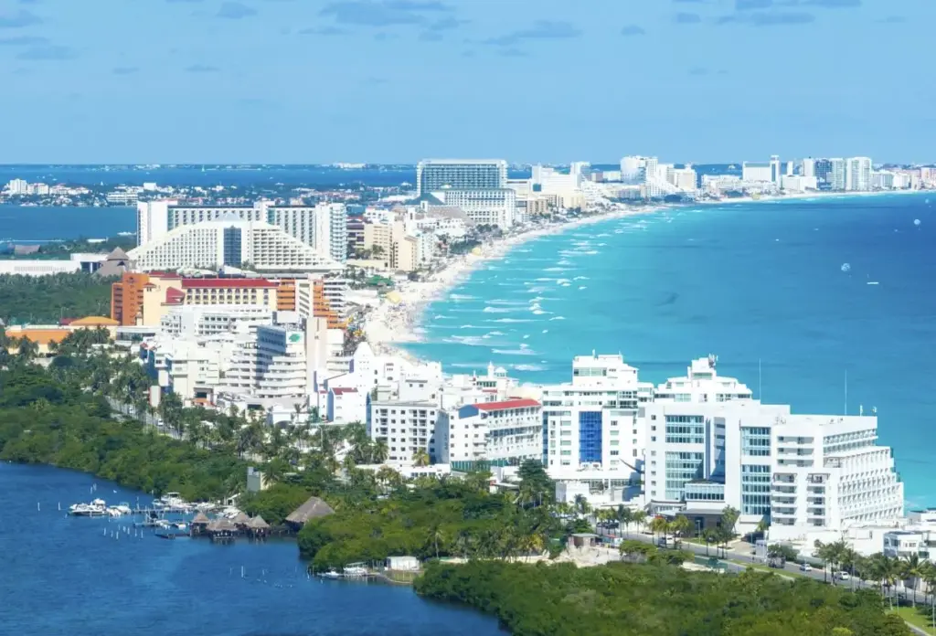 Cancun hotel zone resorts and beaches