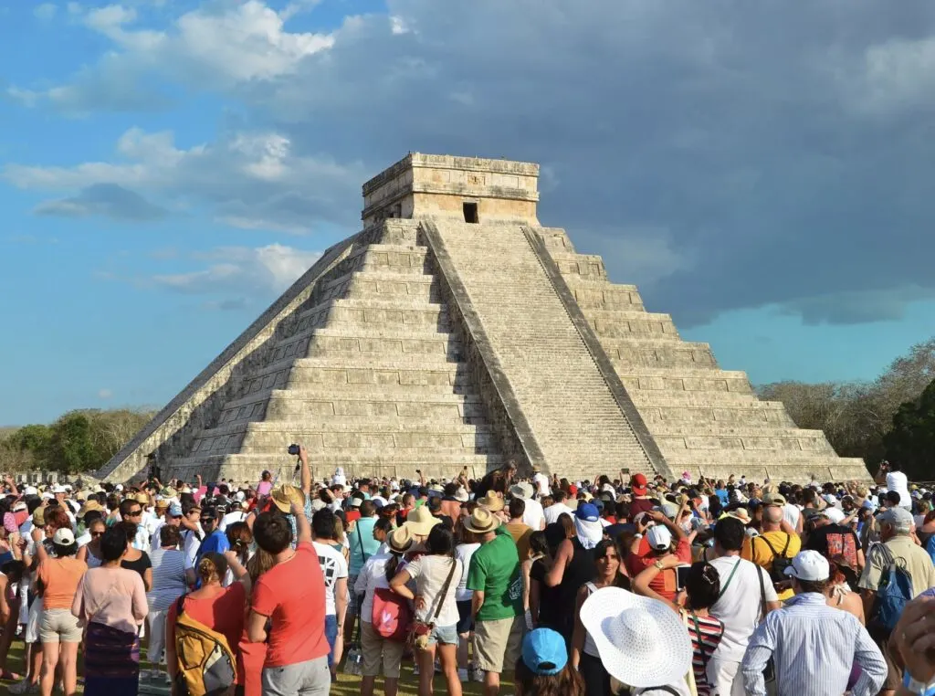 Crowded Chichen Itza