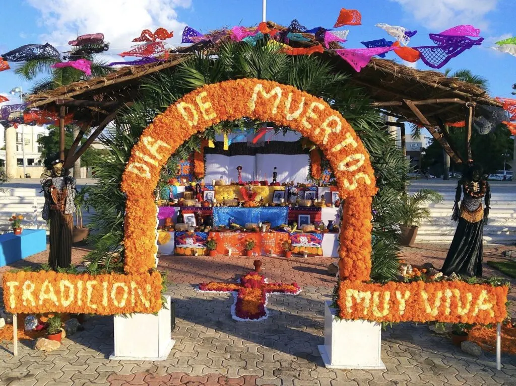 Day of the dead alter in Cancun