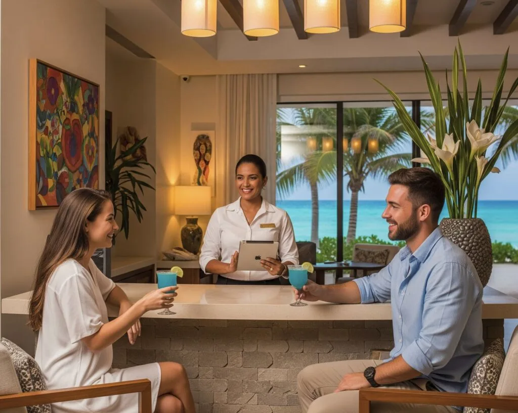 Private check in Cancun