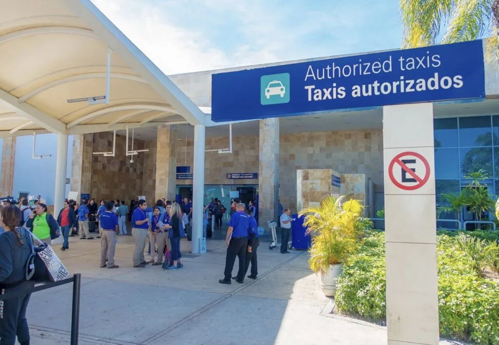 Protest Over Uber At The Cancun Airport Slows Traffic Temporarily