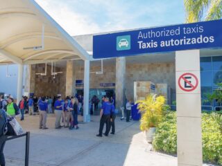 Protest Over Uber At The Cancun Airport Slows Traffic Temporarily