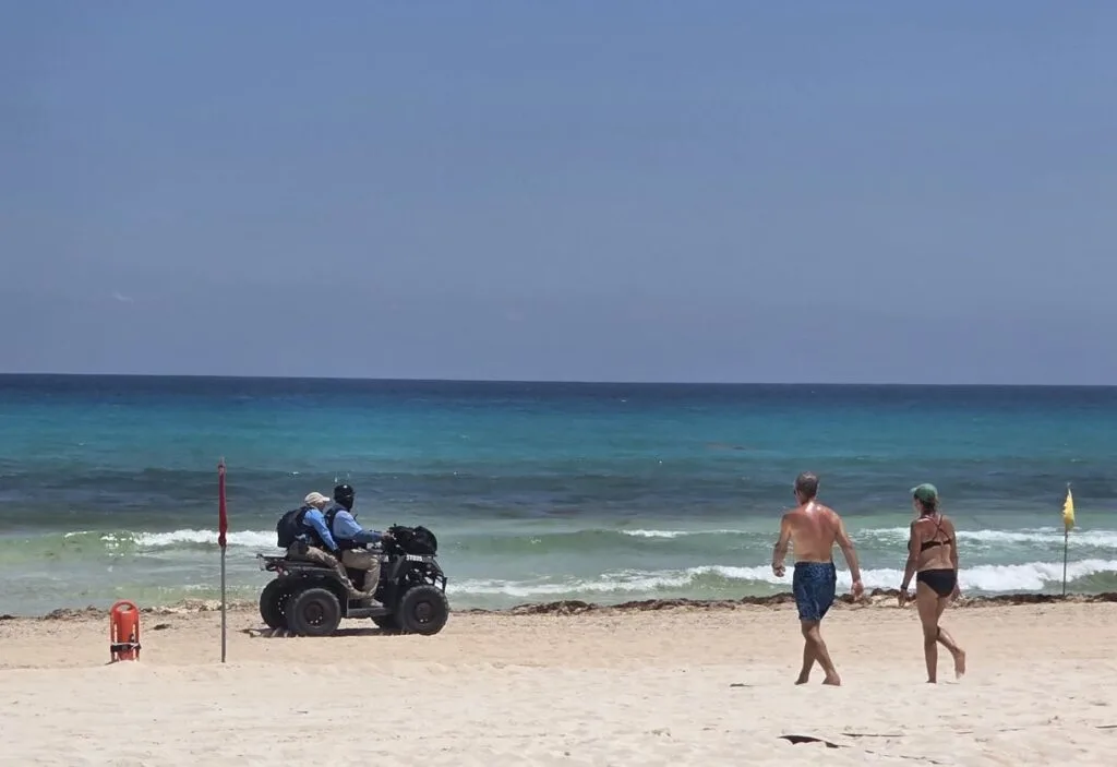 Sargassum September Cancun hotel zone