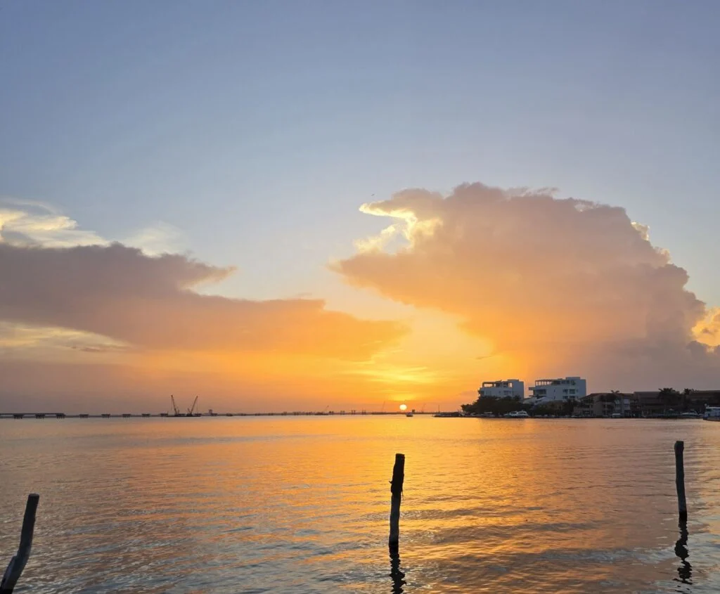 Cancun Lagoon Sunset