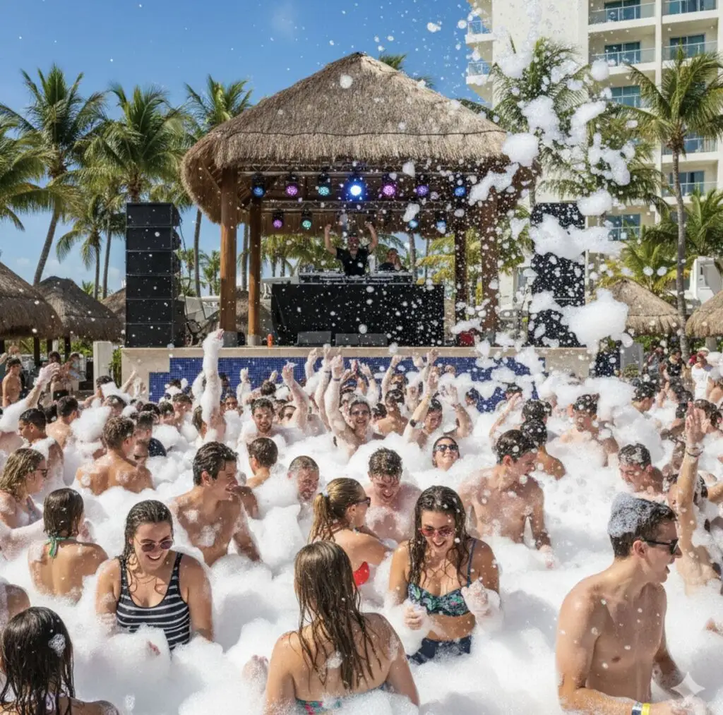Foam party Cancun