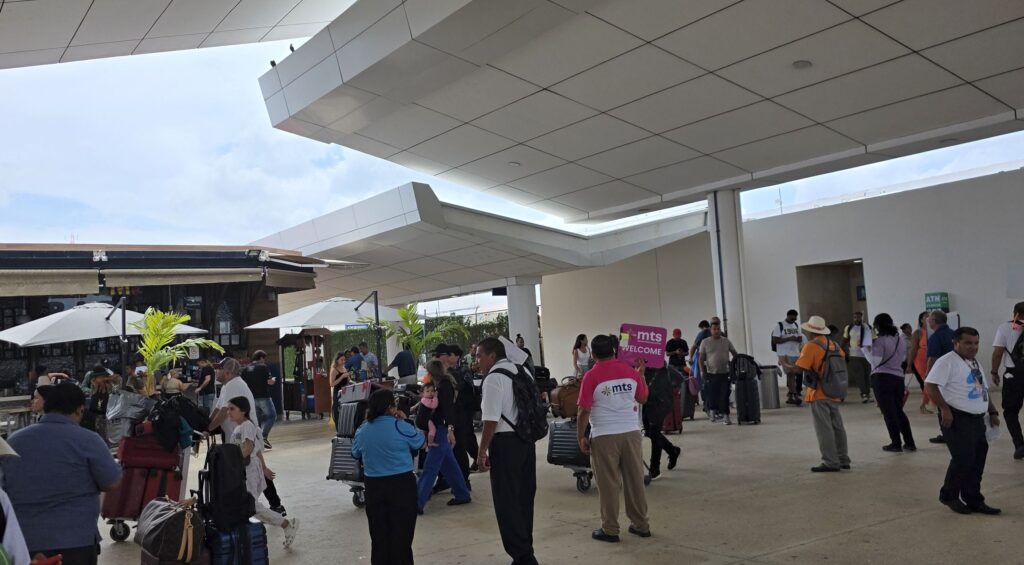 Cancun Airport Arrivals Outside Terminal