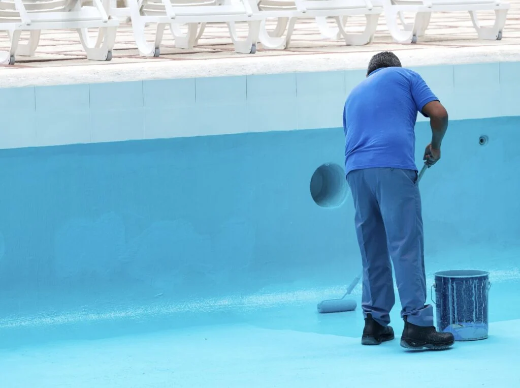 Painting Cancun Pool