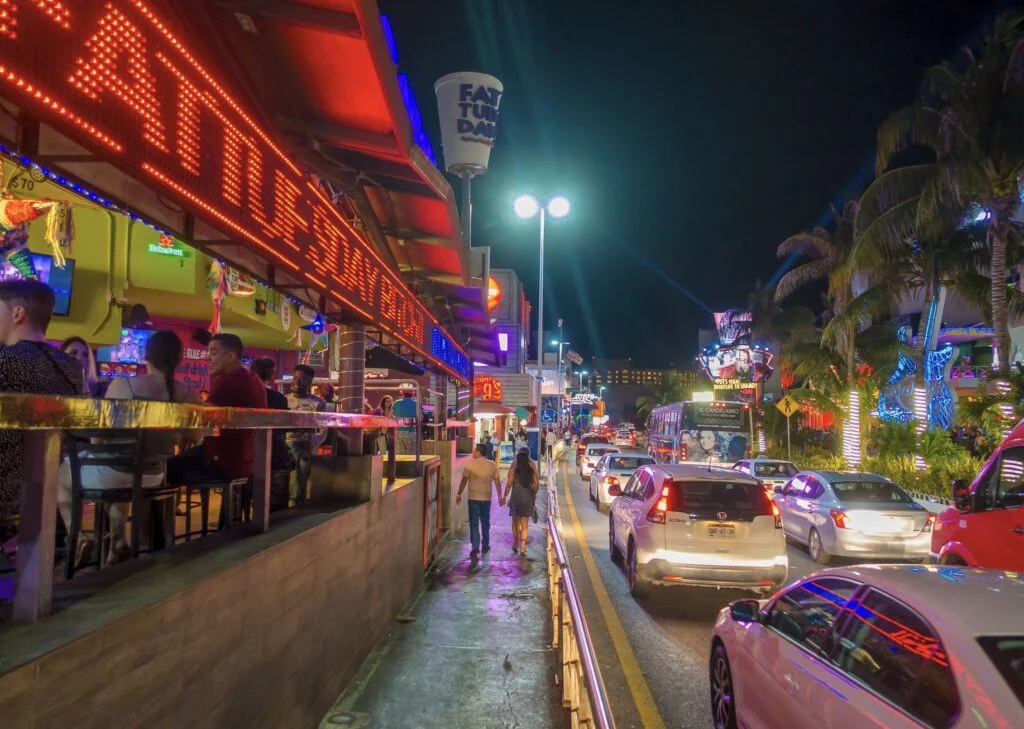 Punta Cancun Nightlife Party Zone