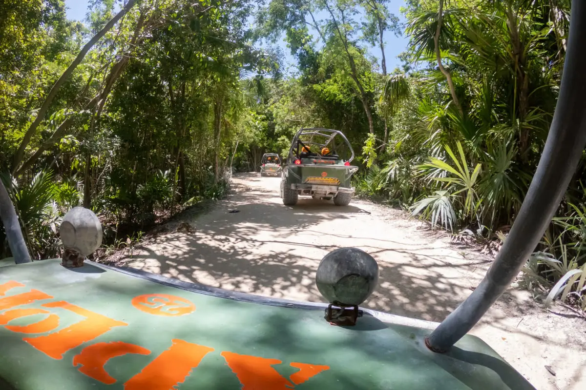 Cancun, Mexico -Xplor park amphibious vehicles. Xplor is an adventure park in Riviera Maya