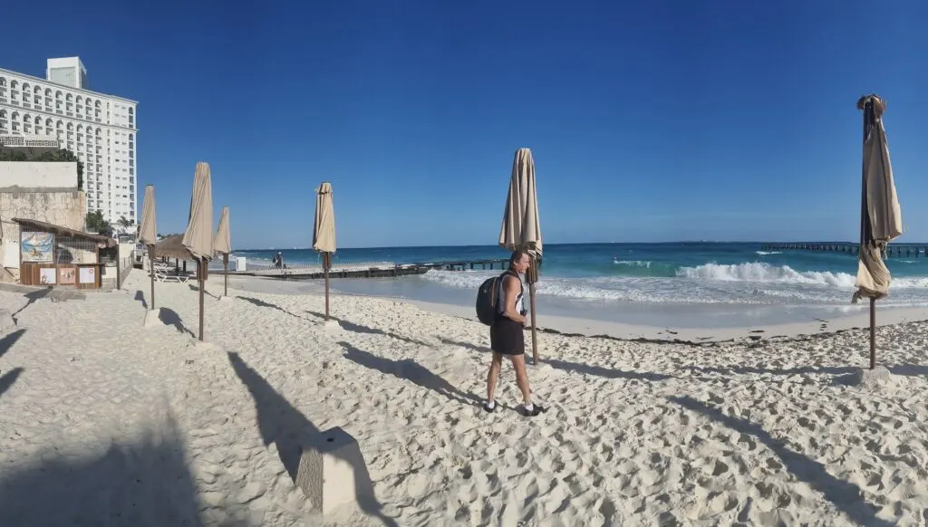 Windy Day Beach Cancun