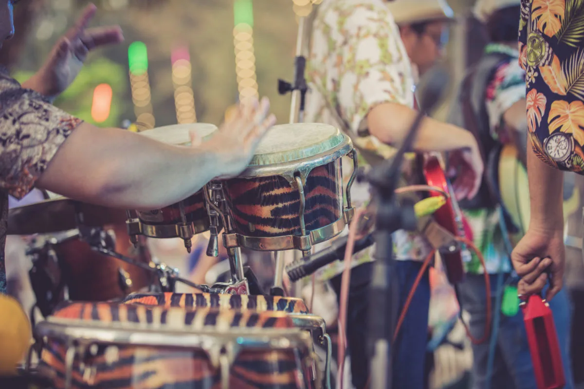 man playing percussion musical instrument reggae