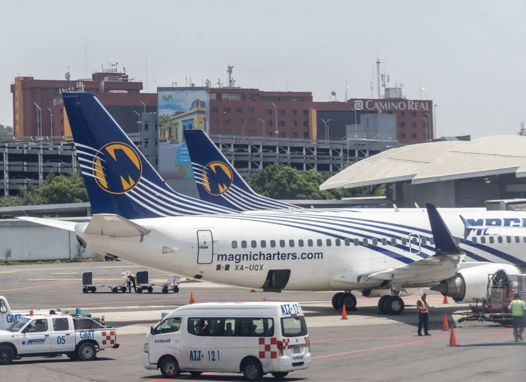Magnicharters Aircrafts on tarmac