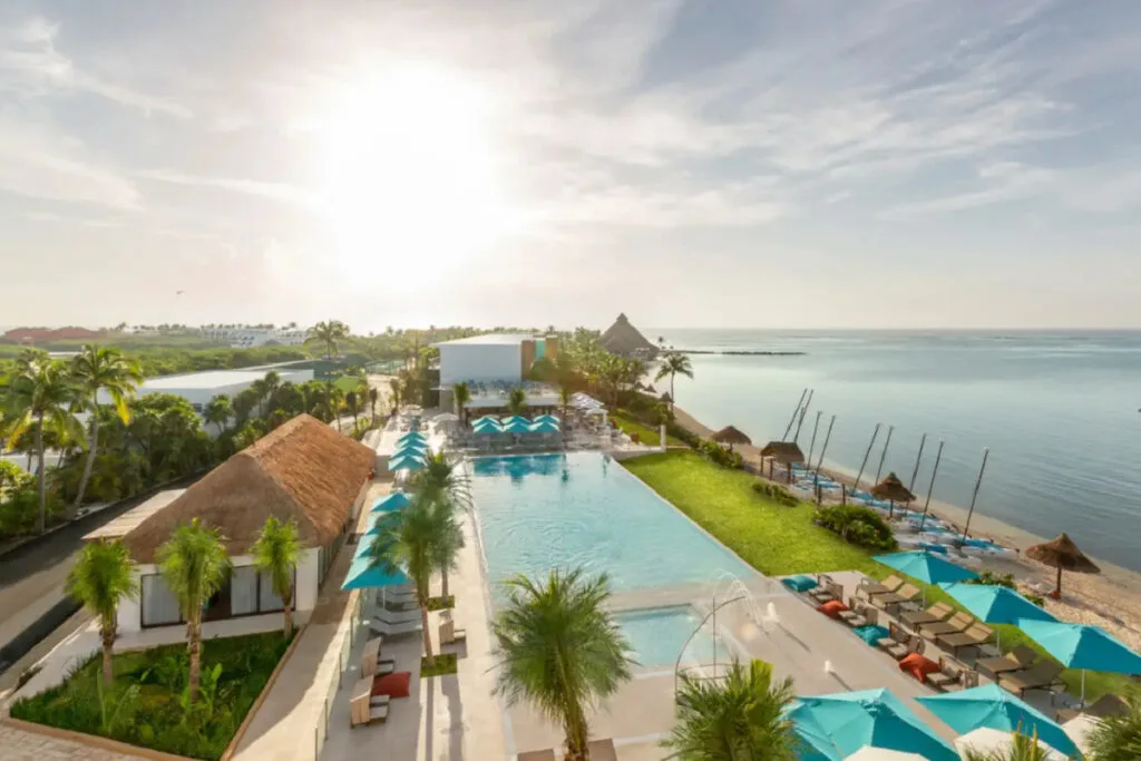 Club Med Cancun Aerial View