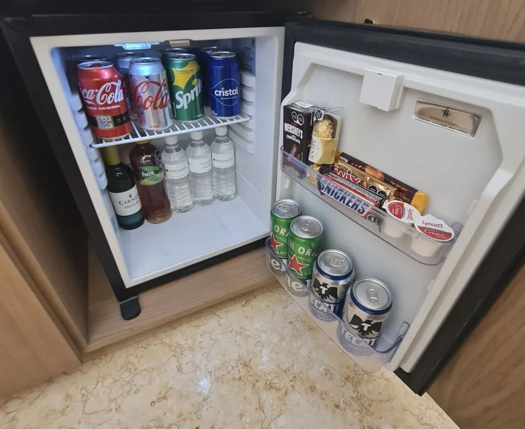 Hotel Mini Bar At Garza Blanca Resort Original Photo By Trevor Kucheran
