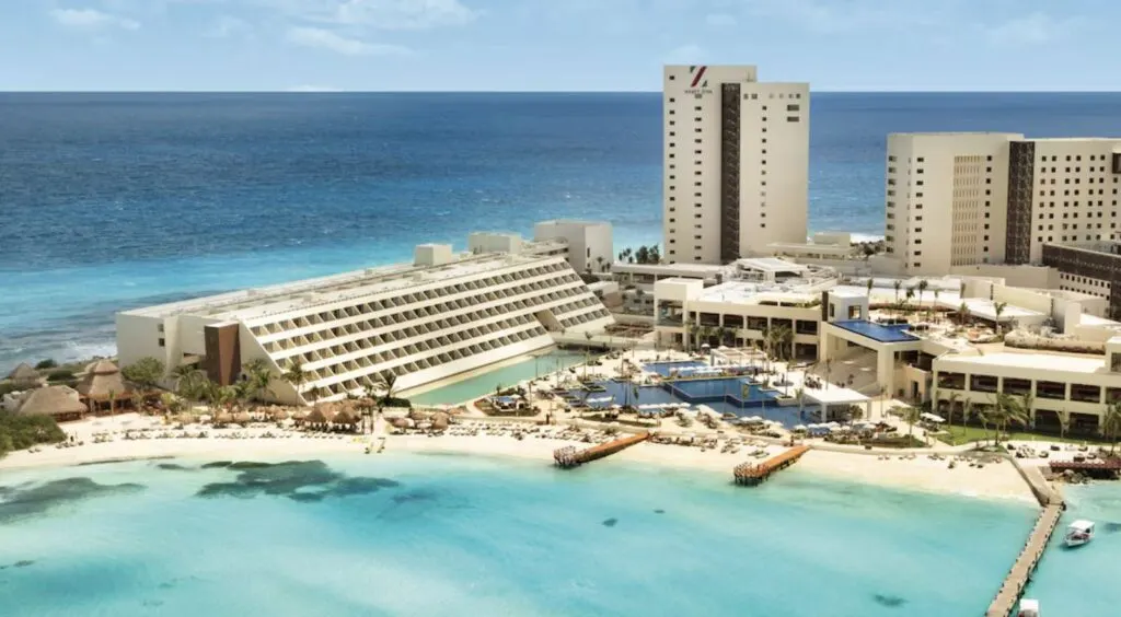 Hyatt Ziva Cancun Aerial View