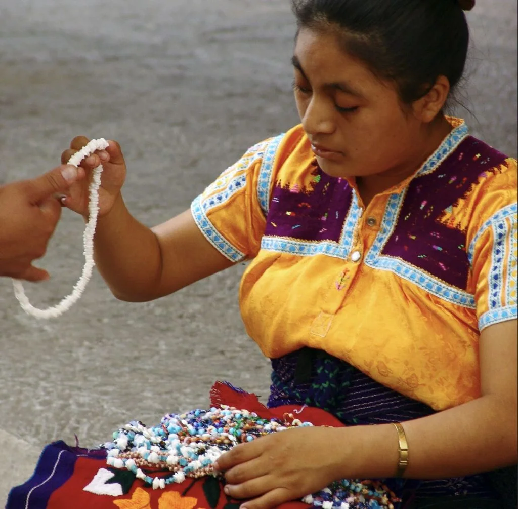 Mayan street vendor