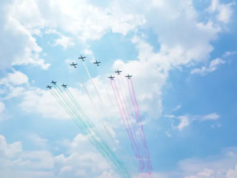 Mexico Planes in Formation, air show