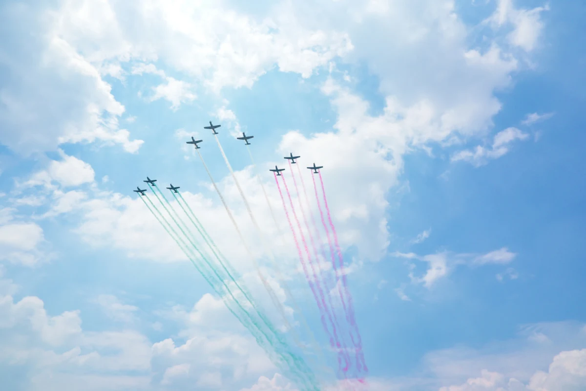 Mexico Planes in Formation, air show