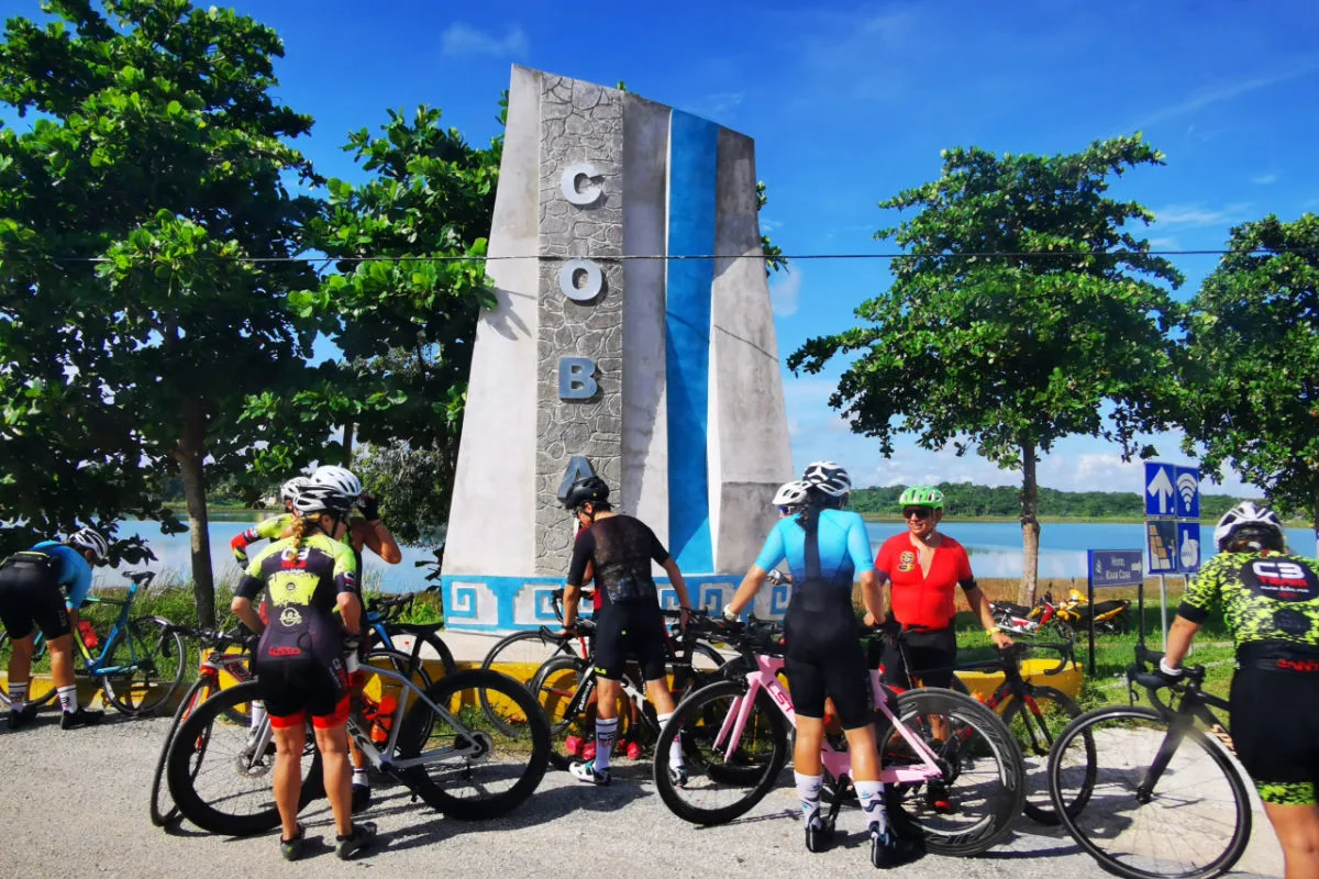 Coba Ruins with bikes