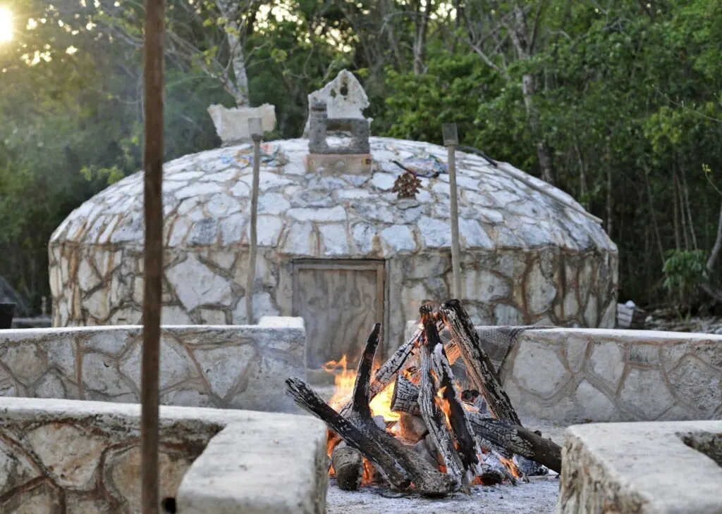 Temazcal, pre-Hispanic ritual in Mexico