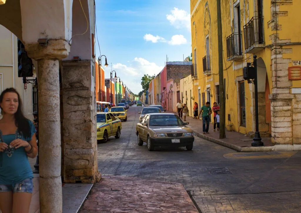 streets of the city of Valladolid