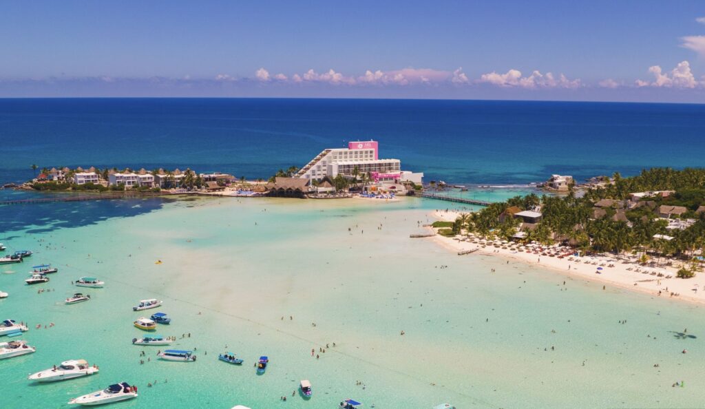Isla Mujeres Aerial view