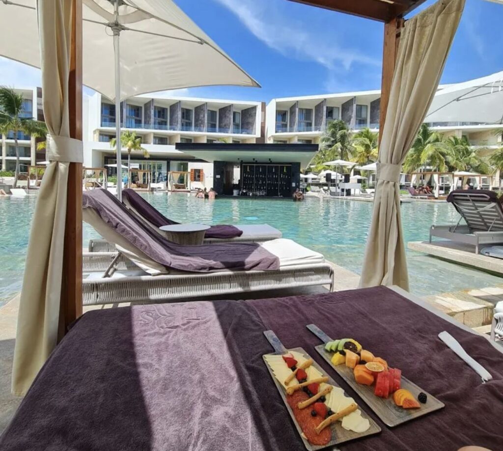 Pool Cabana TRS Coral Original Photo By Trevor Kucheran