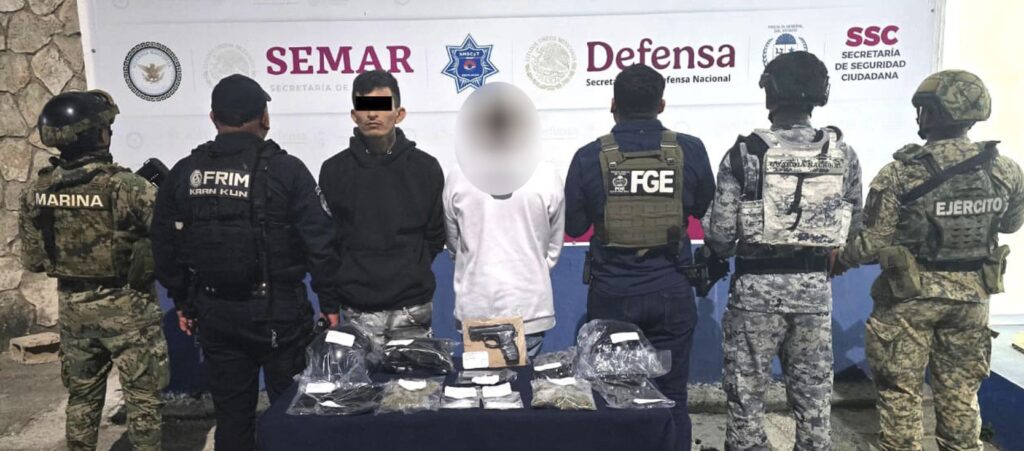 Captured Suspects of Robbery with Police