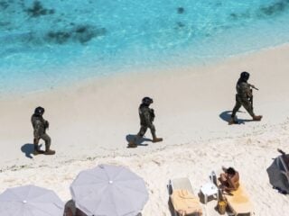 1400 Members Of The National Guard Deployed To Protect Cancun