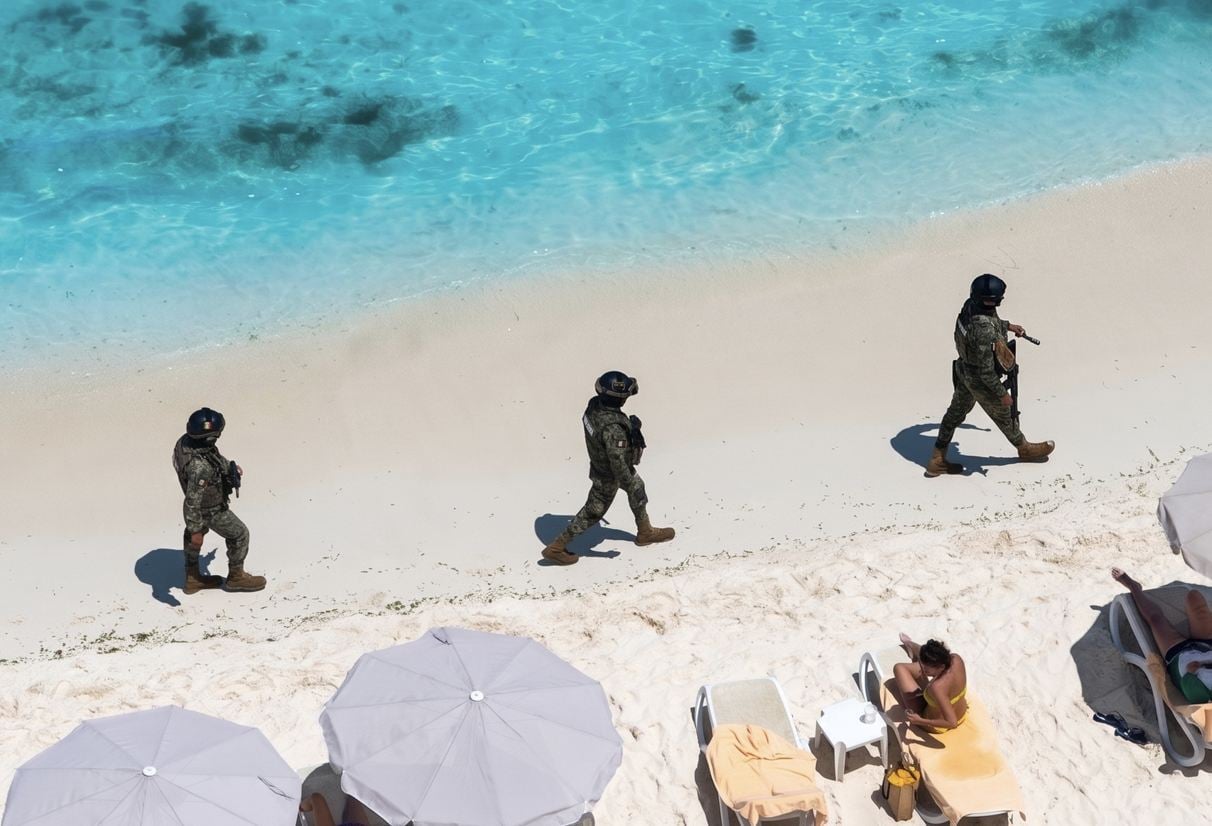 1400 Members Of The National Guard Deployed To Protect Cancun