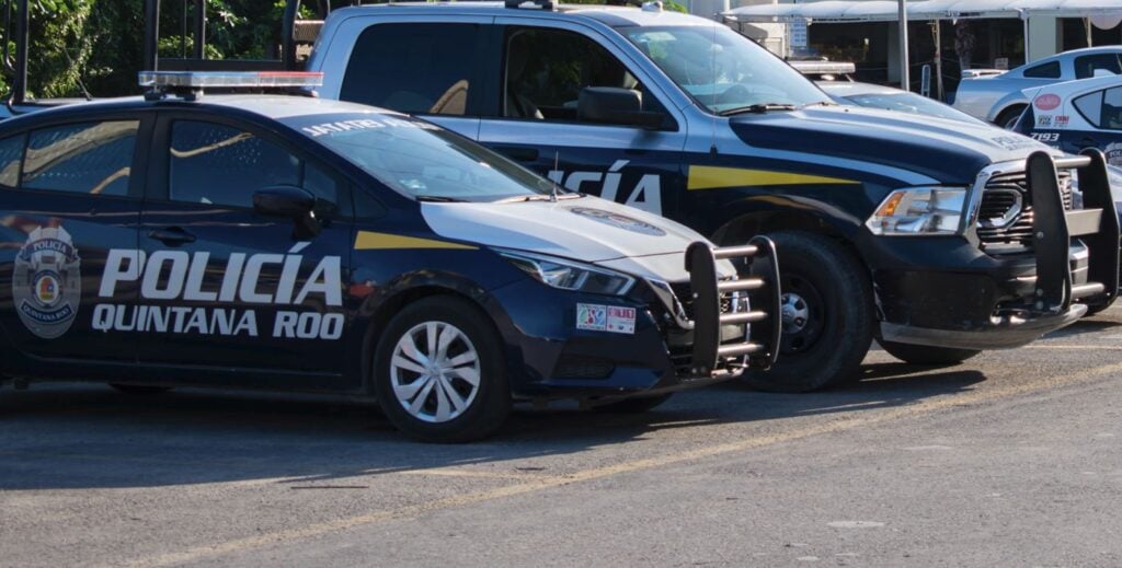 Cancun Police Cars